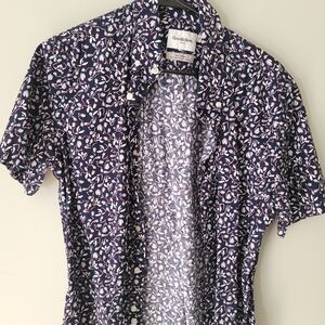 Goodfellow & Co Men's Navy Floral Shirt